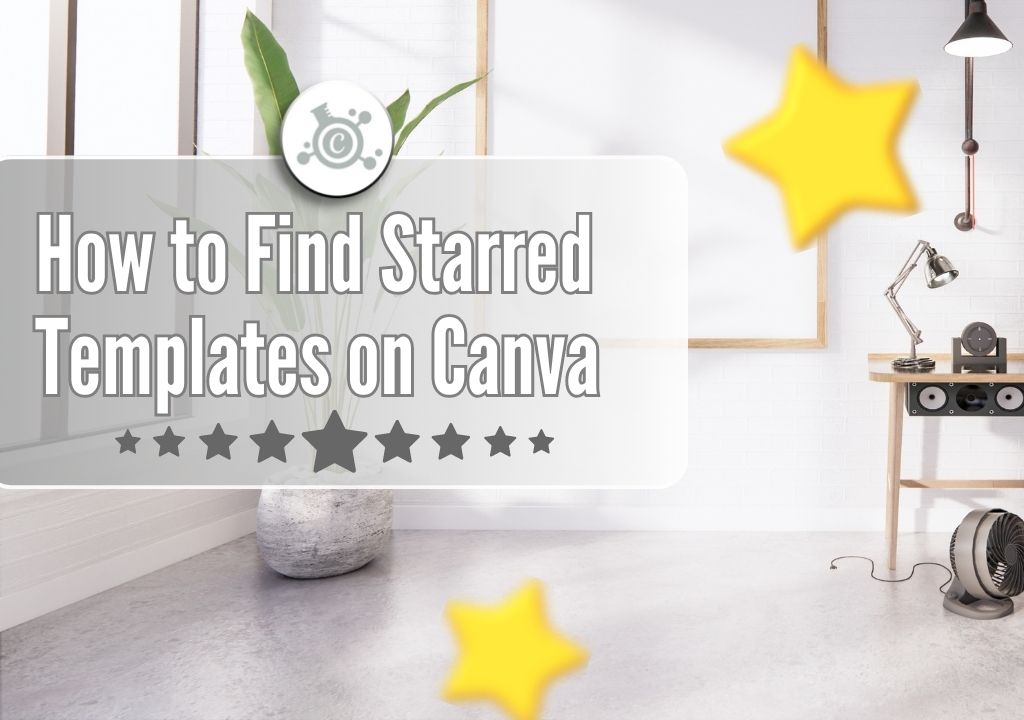 how to find starred template on canva