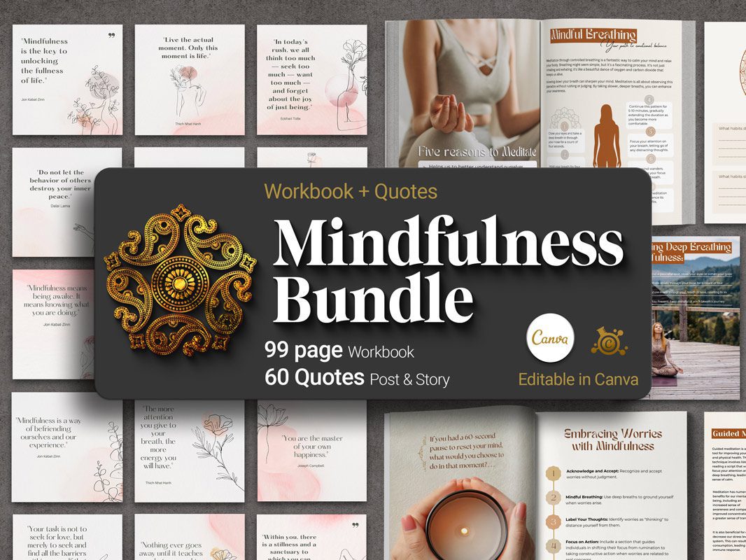 Mindfulness-Journal-bundle-canva-template